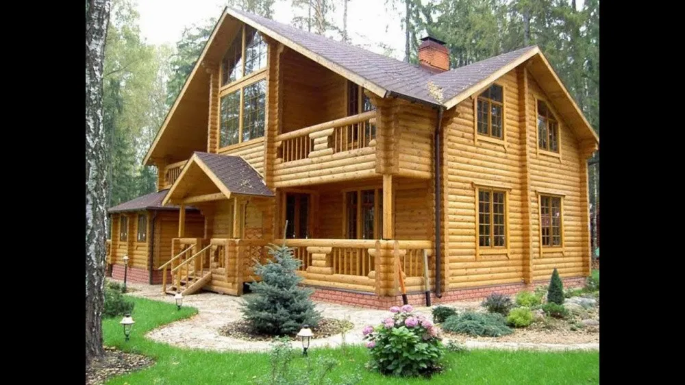 Более трети новых загородных домов построено из дерева